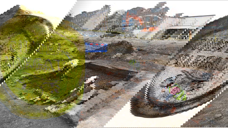 Stunning remnant from Thomas Jefferson's favorite wine, plus Victorian children's scribbles found in dig